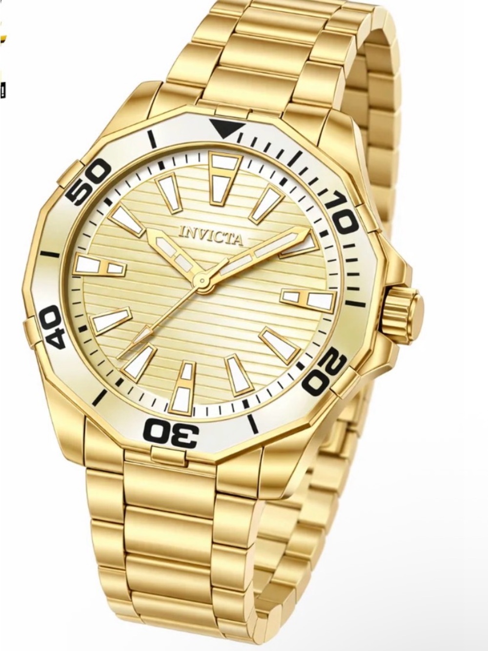 Invicta Diver Meridian Men's Watch - 46mm. Gold (69241)